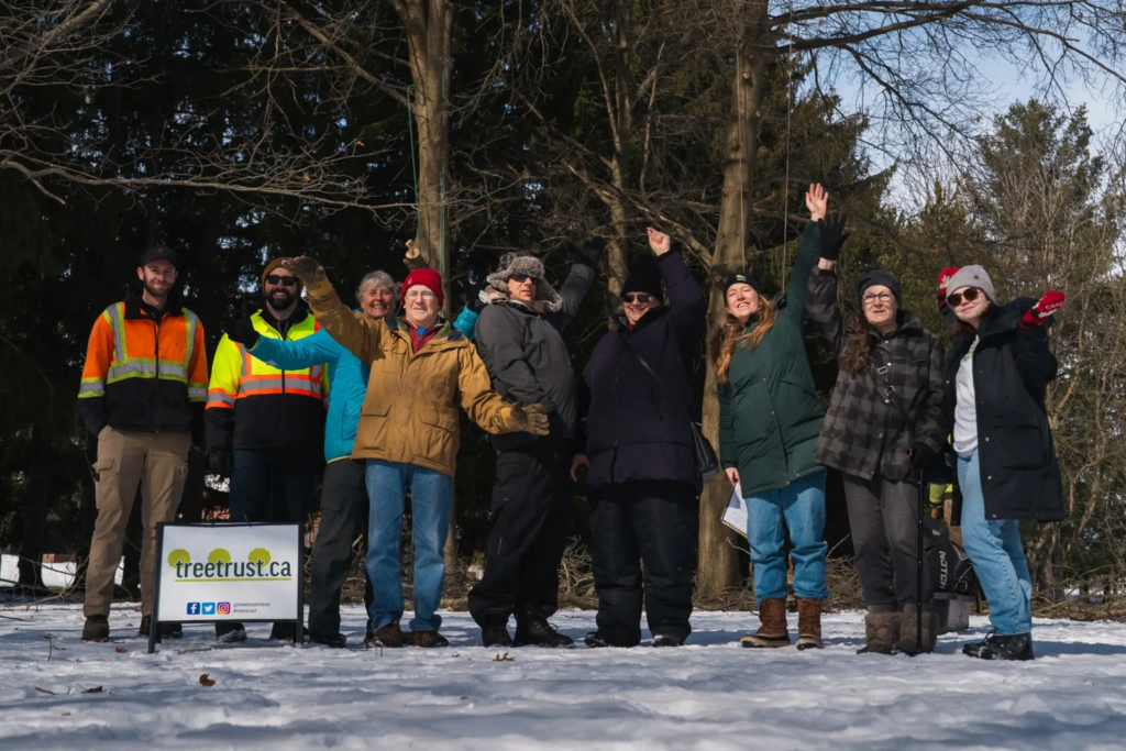 Tree Trust tree care event at the New Hamburg Arboretum